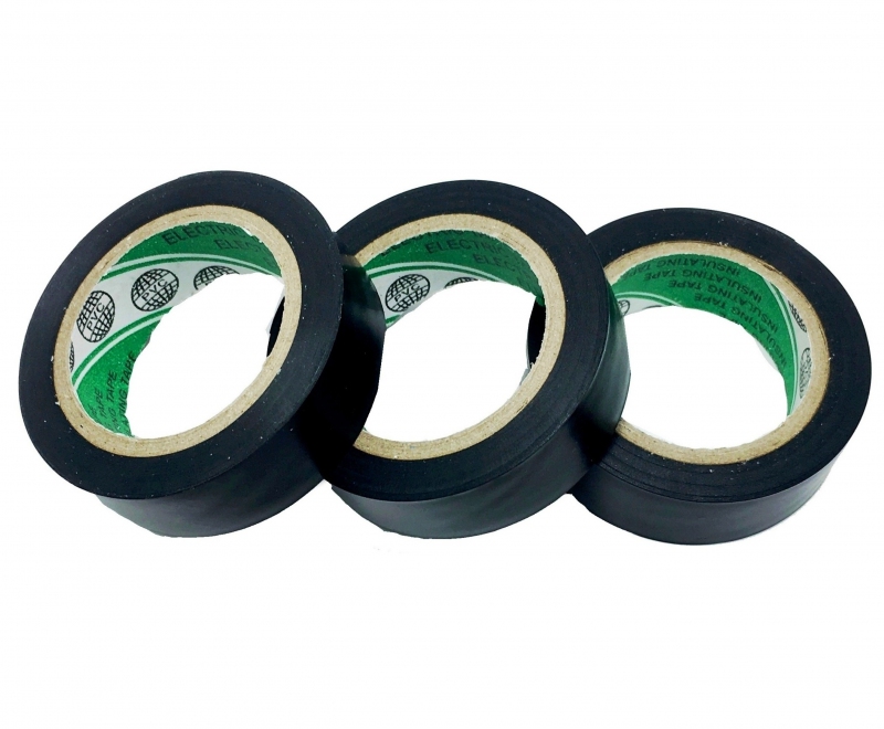 Lepící pásky - Lepící páska izolační 18mm-9m černá PK71-7