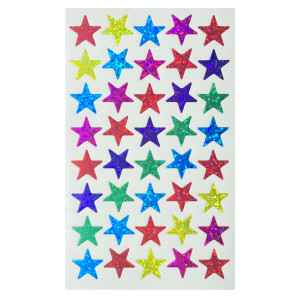 Samolepky hvězda-10blistrů 9,5x15,5cm PK116-1